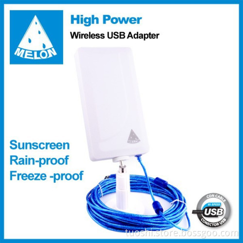 2000mw 24dbi wifi booster,wifi antenna usb 2.0,outdoor wireless usb adapter Melon N89